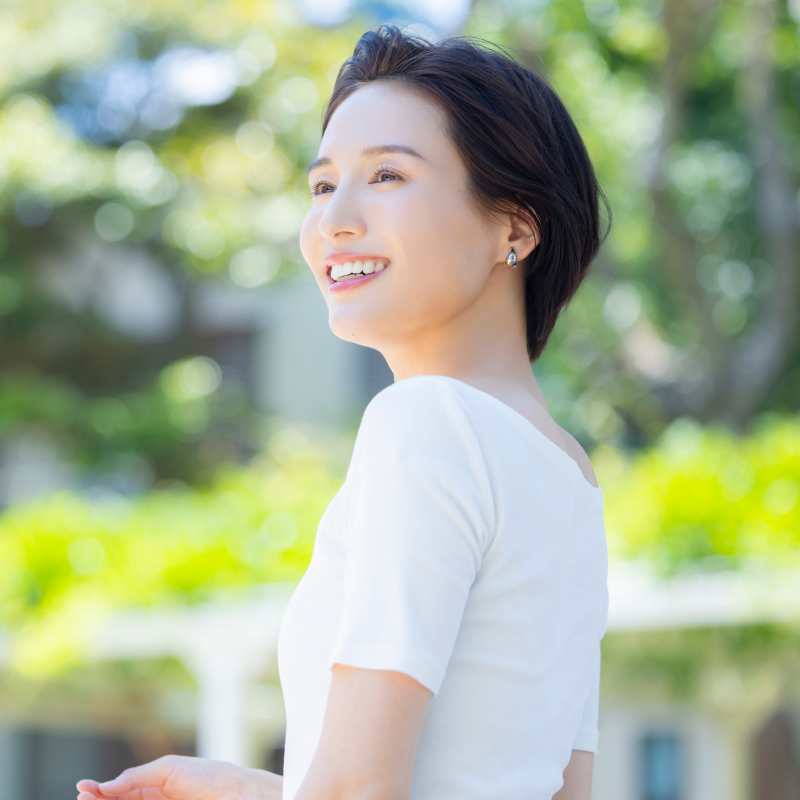 心からの笑顔